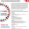 Pozvánka na virtuální akci Mládež jako hybná síla pro změnu po COVIDu-19: Konference o budoucnosti Evropy a další participativní metody