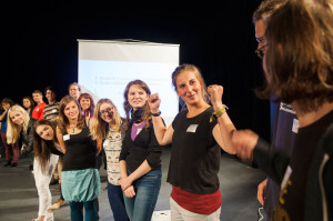 Z 9. česko-německého setkání mládeže v Poličce (foto Eva Kořínková)